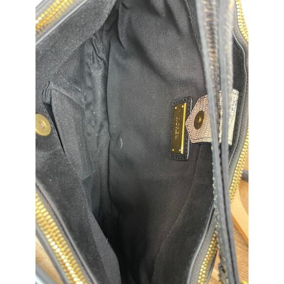 J Crew NWT Adjustable Faux Snakeskin Crossbody Adjustable Bags Purses Gray p1008 - Picture 4 of 4